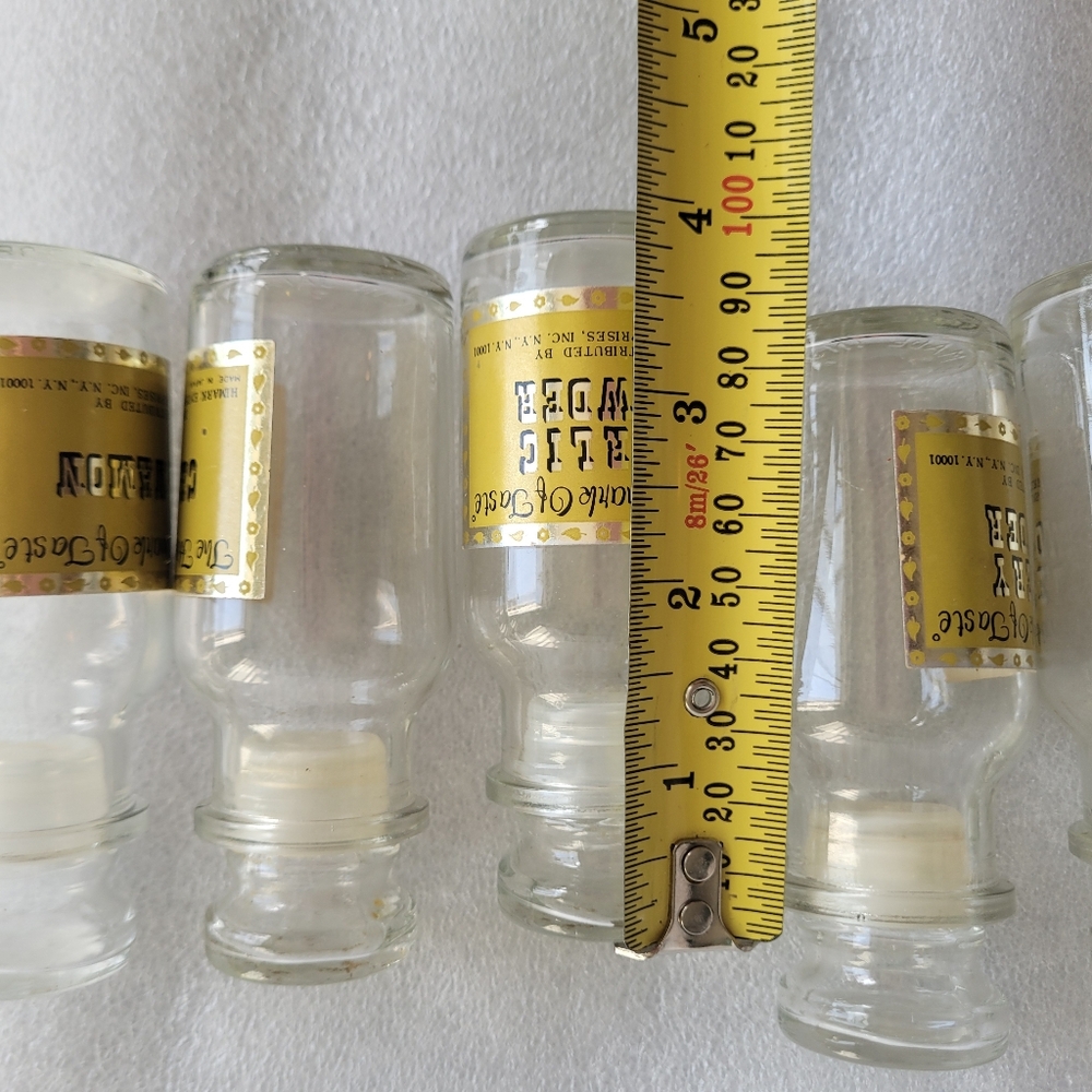 Vintage Apothecary Bottles Spice Jars Set Of 7 - Picture 8 of 8